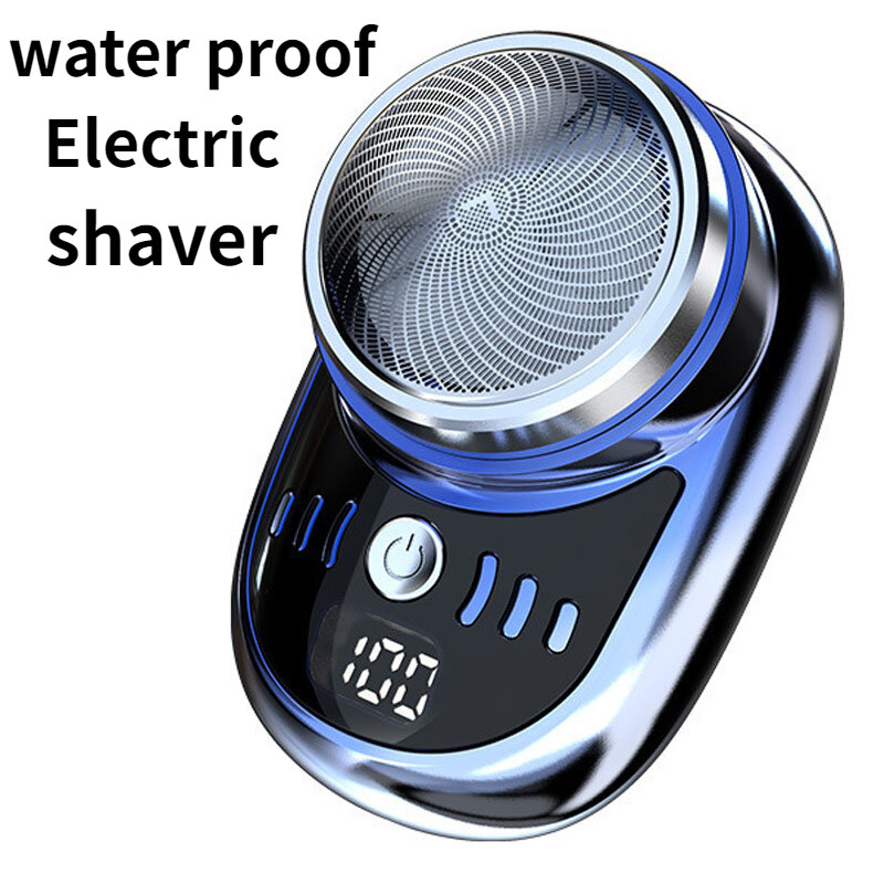 Electric Mini Shaver USB Rechargeable Razor Waterproof Men Ladies Travel Portable Shaver Newly Upgraded 2024 Shining Model