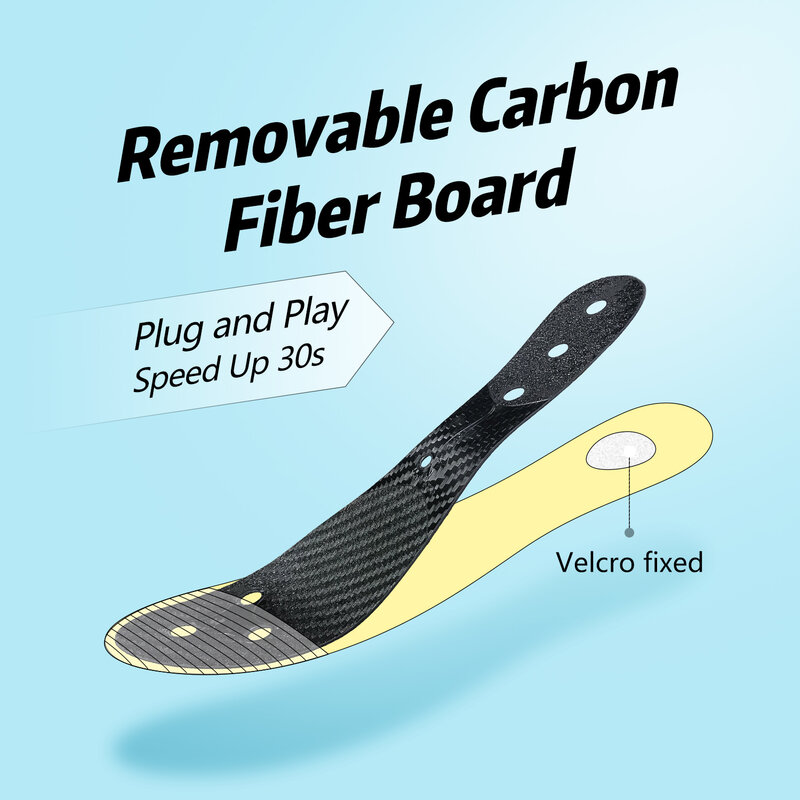 ONEMIX ใหม่ออกแบบพิเศษแผ่นคาร์บอนสำหรับวิ่ง45 ° Shovel แผ่นคาร์บอน Lean Forward Leaning ความเร็ว