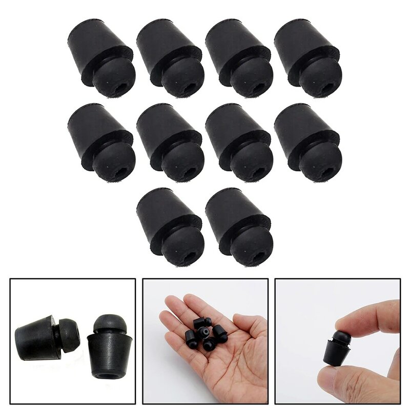10 stücke schwarzer Gummi-Autotür dämpfer 20*10mm passt für Hyundai K3, K4, K5/für-Elantra/für-Akzent/für-Tucson-Modelle Universal