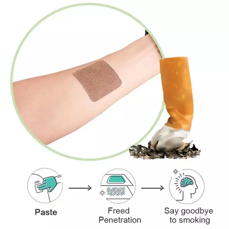 Patch Anti fumo da 5 pezzi Patch Anti fumo per soluzione naturale sintetica pulita ad azione rapida per la casa