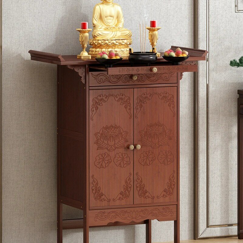 Modern Console Home Worship Prayer Altar Table Buddha Table New Buddha Shrine Altar Buddha Niche