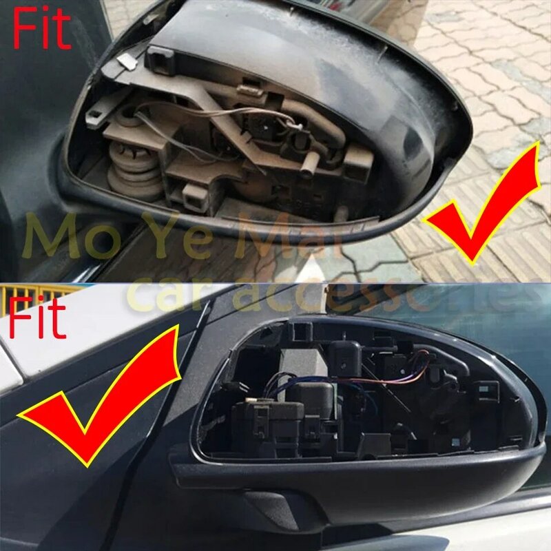 Samochód pokrywa lusterek zewnętrznych pokrywka obudowy skrzydło boczne lustro powłoki dla Mazda 2 Demio 2007 2008 2009 2010 2011 2012 2013 malowane