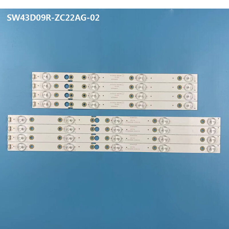 Tira de retroiluminação LED para LG, 43UJ620Y, TH-43FX680C, SK43L71A-V01, SW43D09R, SW43D09L-ZC22AG-02, 303SW430039, 303SW430038
