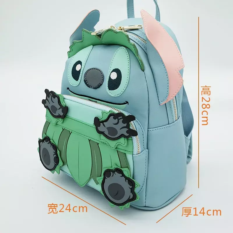 Disney Stitch Schoolbag Lilo & Stitch Cartoon Cute Backpack Leisure Bag For Men And Women Travel Bag School Supplies For Student