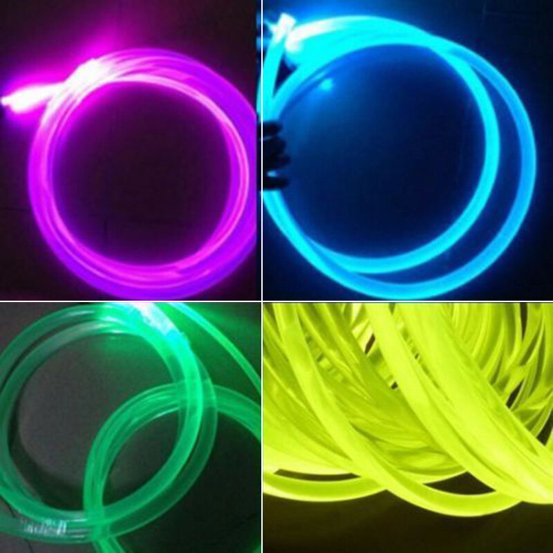 PMMA Side Glow Optical Fiber Cable 1.5/2/3/4mm Diameter Car LED  Optic Cable Ceiling Lighting Lights Bright Party Light Colorful