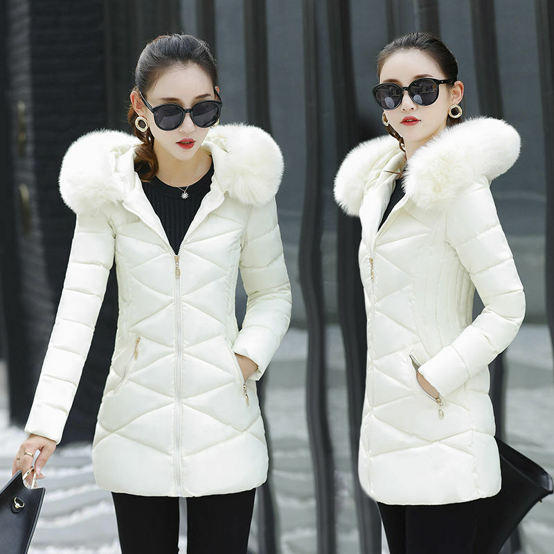 Women Long sleeved Down Jacket 2023 New Casual V-neck Coat Female Autumn and Winter Keep Warm Jacket