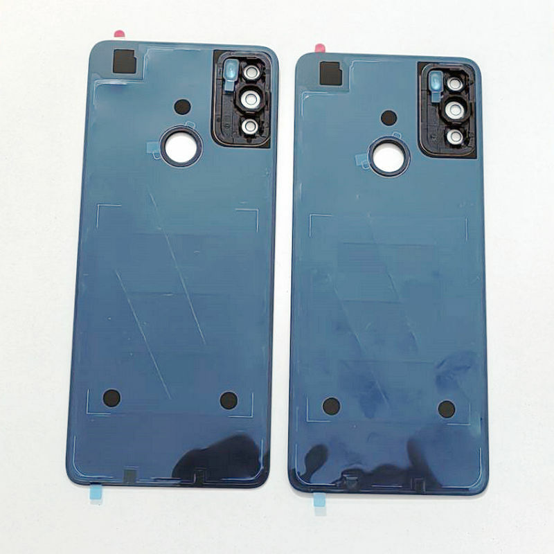 For TCL 20Y 6156D Back Door Housing Glass Battery Cover Replace with Camera Lens