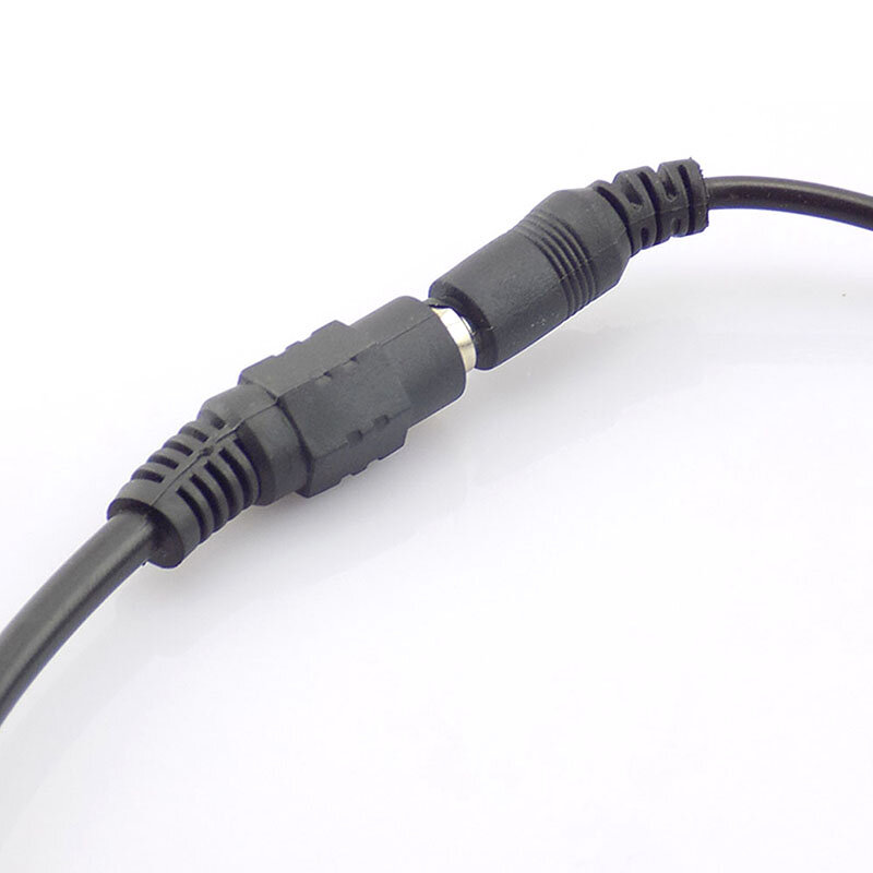 Cable divisor de alimentación de CC para cámara de seguridad CCTV, accesorio adaptador de fuente de alimentación, 2,1x5,5mm, 1 hembra a 2, 3, 4, 5, 8 macho, J17