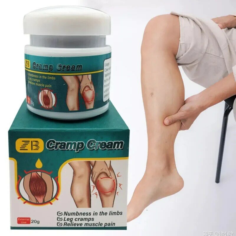 3pcs Leg Cramp Cream Relief Knee Joint Heel Limb Numb Painkiller Calf Tendon Muscle Sciatica Chinese Herb Ointmet
