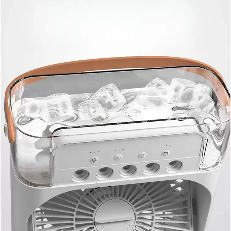 Tragbare Luftbe feuchter Lüfter Klimaanlage Mini-Lüfter wasser gekühlte leise Luftkühler Luft anpassung für Büro Haushalt 3-Gang-Lüfter