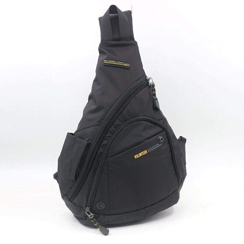 Fashion Single Rucksack Backpack with Water Bottle/Kettle Bag Military Cross body Messenger Chest Bags Daypack Knapsack