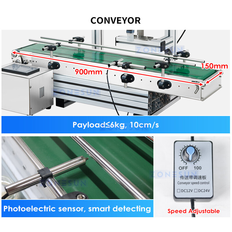 ZONESUN Automatic Digital Control Granule Partical Filling Packing Machine Rice Nut Bean Dosing Equipment ZS-PFC500