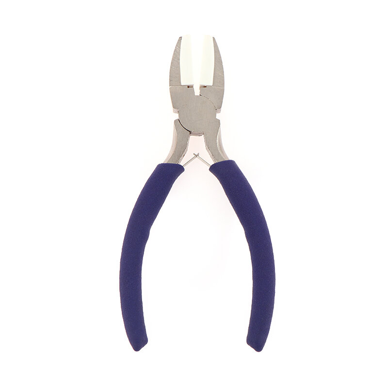 Nylon Jaw Pliers Carbon Steel Craft Plat Nose Pliers DIY Tools For Beading Looping Shaping Wire Jewelry Making Tools