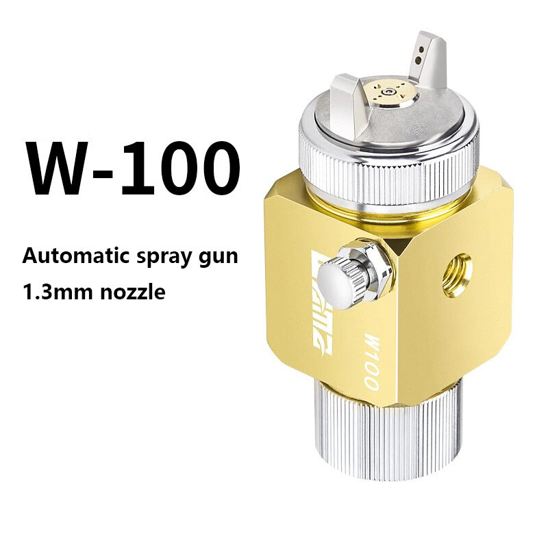 W-100 ST-6 깍지 자동 스프레이건 페인트 스프레이건, 공압 고 분무 블래스터 기계 깍지