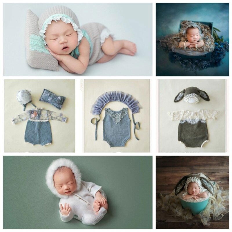 Rekwizyty fotograficzne dla noworodków zdjęcie dziecka odzież fotograficzna strój kostiumowy dla artykuły dla dzieci niemowląt w wieku 0-1 miesięcy
