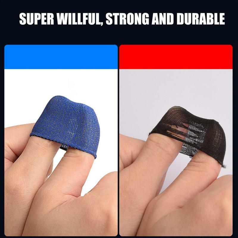 Finger Sleeve For Gaming Mobile Phone Game Thumb Finger Protector Nonslip Anti-sweat Thumb Sleeves For Touch Screen