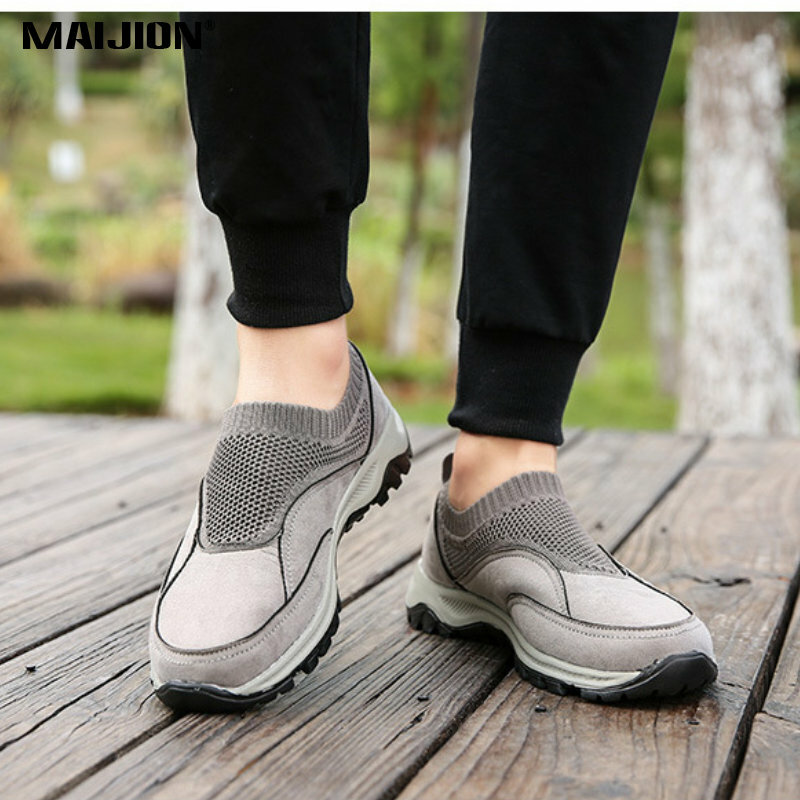 Zapatos casuales para hombre, calzado deportivo resistente al desgaste para exteriores, cómodos, transpirables, antideslizantes, para caminar, talla grande 39-48