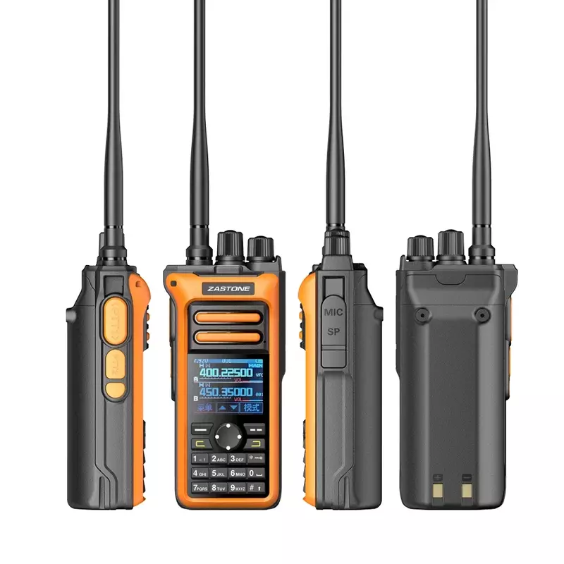 ZASTONE-walkie-talkie M10 de 10W, Radio Amateur de 2 vías, IP65, 199 canales, CTCSS, Radio FM, AM, banda de aviación aérea, alta potencia