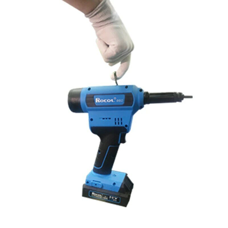 Auto Mode 20kn Industry Level Fully Automatic Battery Riveting Nut Rivet Tool Gun For M3 M10