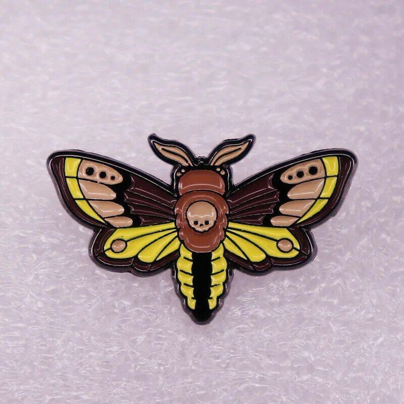 Cartoon Moths Fashionable Creative Cartoon Brooch Lovely Enamel Badge Clothing Accessories