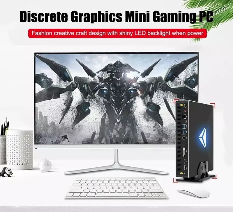 MSECORE-Mini PC Windows Game Desktop Computer, Intel Core I9-10900F, GTX 1050TI, GDD4, 4G, Linux, 2 * DDR4, M.2, NVMe, 8K, WiFi 6