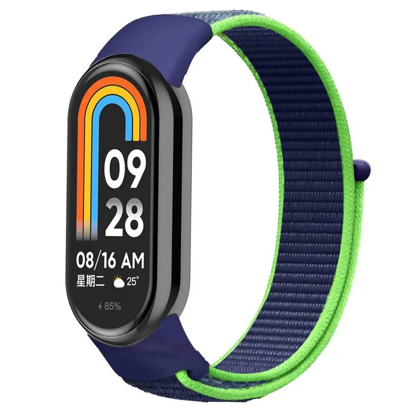 Nylon Band Voor Xiaomi Mi Band 8 Armband Zachte Polsband Smart Vervanging Sport Lus Armband Voor Mi Band 8 Nfc Riem Armband