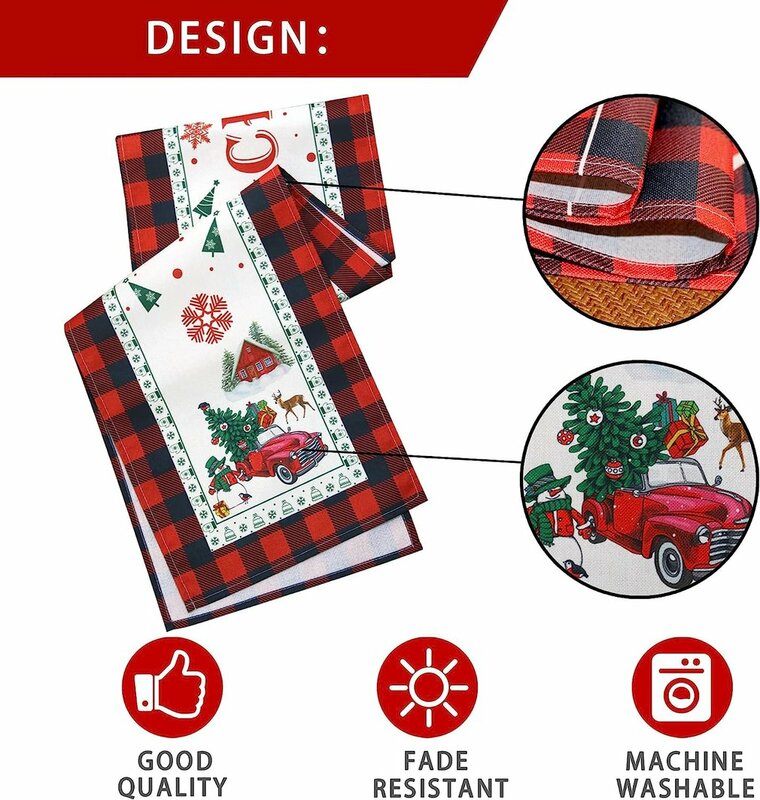 Mantel de Navidad para decoración del hogar, cubierta de bandera de mesa de Navidad, mantel de Papá Noel, regalo de Año Nuevo 2023, novedad de 2024