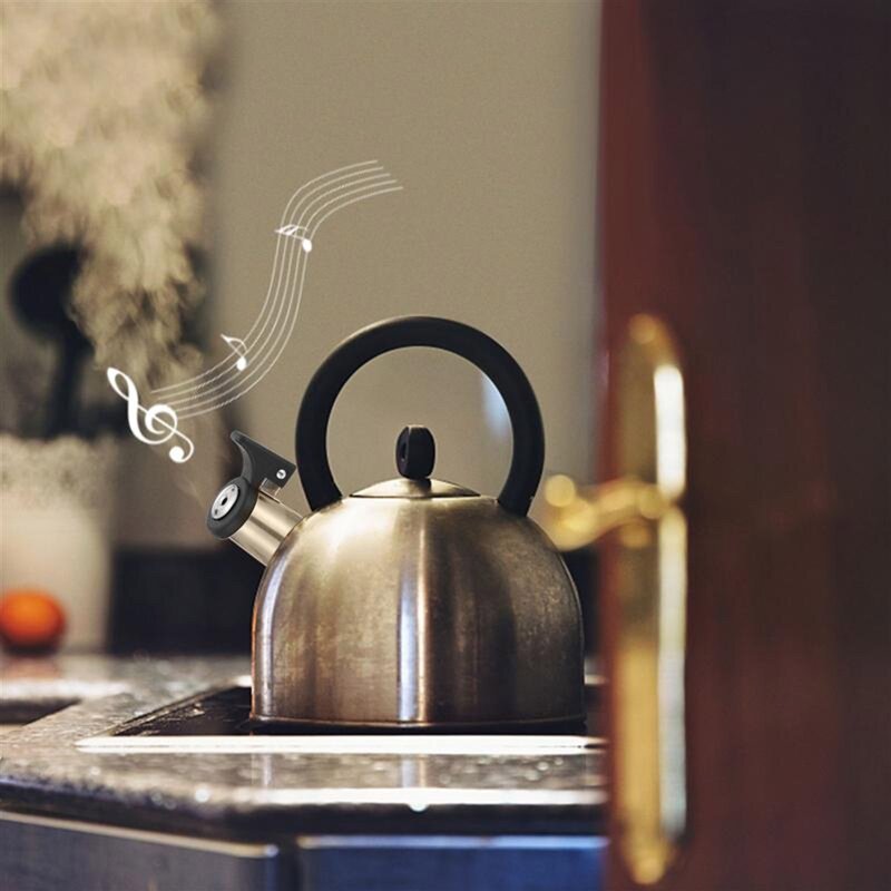 Stainless Steel Kettle Spout Teakettle Whistle Nozzle Whistle Kettle Flute Pipe