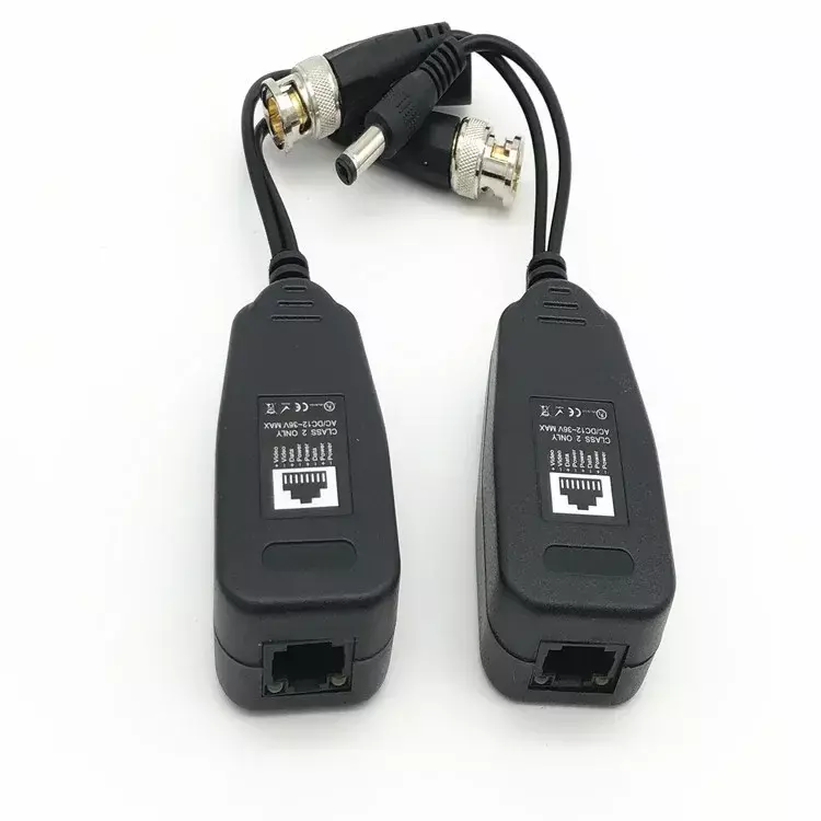 5 pasang CCTV Coax BNC Video daya Balun Transceiver ke CAT5e 6 RJ45 konektor HJ55