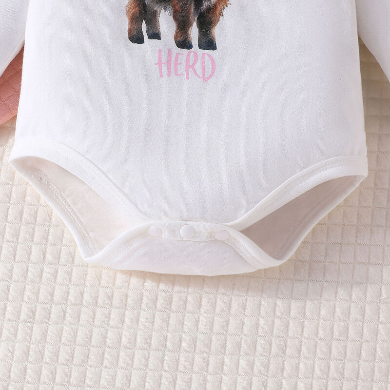 2023 Neugeborene Jungen Mädchen Kleidung Set Kleinkind Baby Langarm Bodysuit Hosen Hut Baumwolle Kleidung Anzug 0-18 Monate