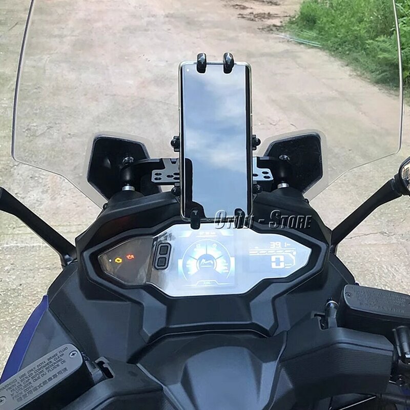 New Motorcycle Accessories Navigation Bracket GPS Mount Phone Holder Black For SYM MAXSYM TL 500 Maxsym TL500
