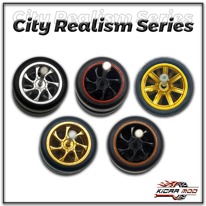 大人のためのスポーツレーシングモデルカー、1:64ホイール、5セット、都市realismシリーズ、専用、ギフト