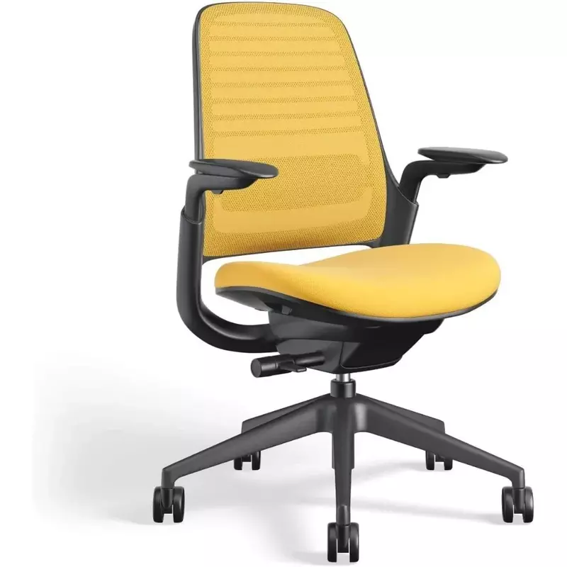 Krzesło biurowe - Ergonomiczne krzesło robocze z dywanami z kółkami pomaga poprawić produktywność Kontrola masy ciała, podparcie pleców i podparcie ramion