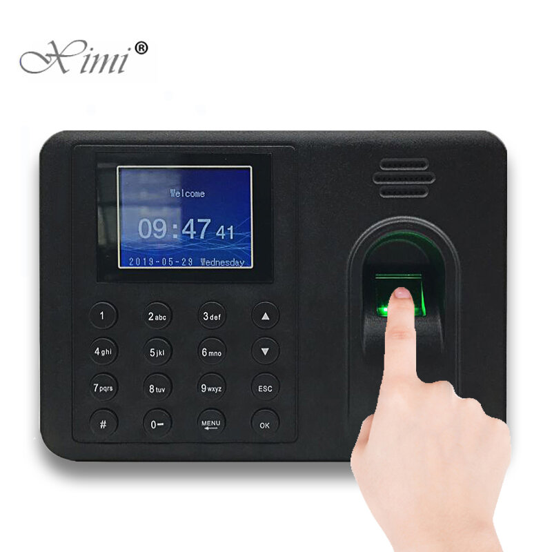 Grabadora biométrica de huellas dactilares, hora de asistencia, USB, reloj, MK-500, sin instalar software