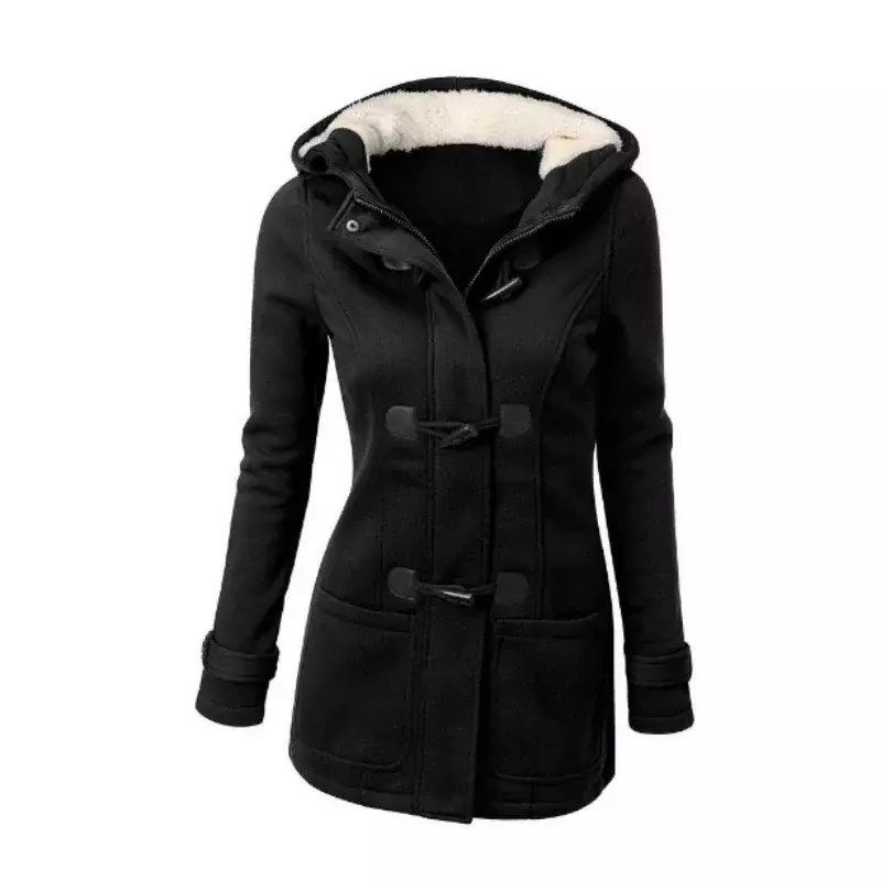 Women Basic Jackets 2024 Autumn Women's Overcoat Zipper Causal Outwear Coat Female Hooded Coat Casaco Feminino Ladies Jacket