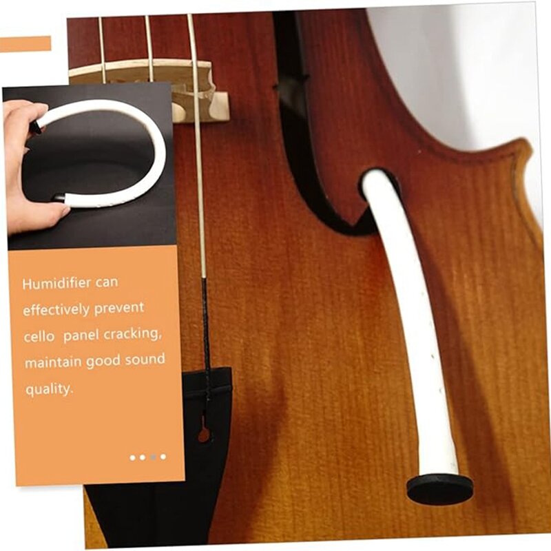 Umidificatore per strumenti musicali per violino, strumenti universali, strumenti per la manutenzione del violino, umidificatore per fori sonori umidificatore universale durevole