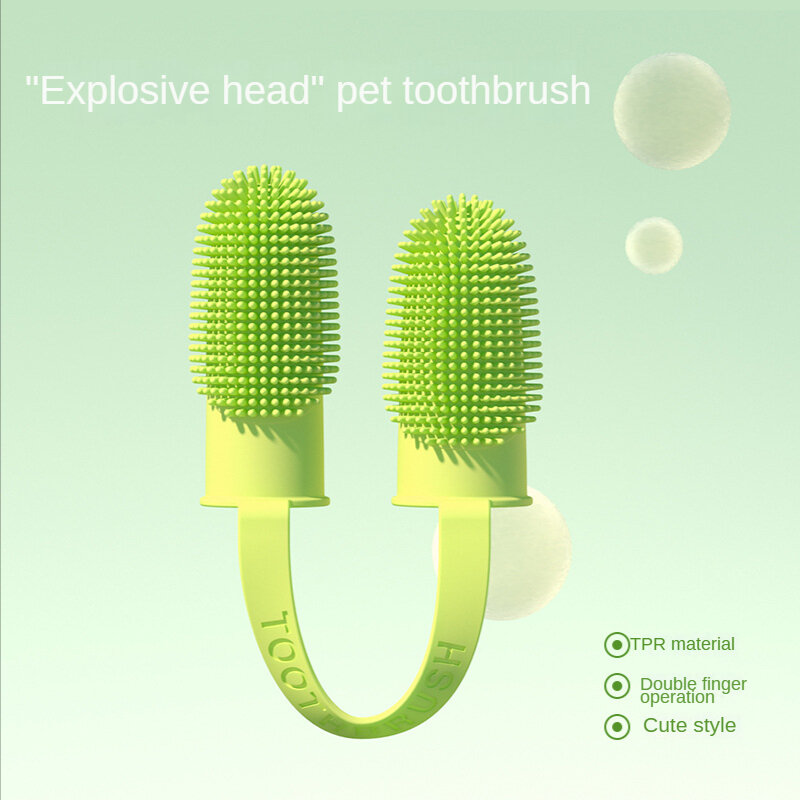 歯ブラシ,歯のクリーニング,歯科衛生用品用の2本の指の歯ブラシ