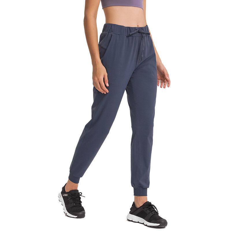 2024 spodnie sportowe damskie luźne do biegania szybkoschnące spodnie do fitnessu spodnie do jogi z wysokim stanem