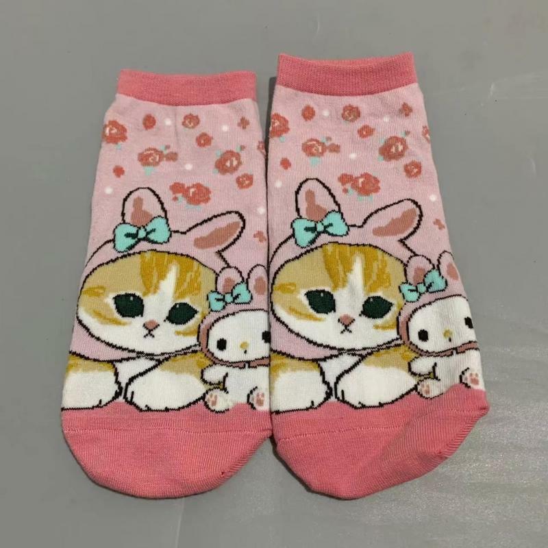 Новые милые Мультяшные кавайные носки Mofusand носки-лодочки мультяшный аниме модный Досуг универсальный подарок другу подарок на день рождения для девочек