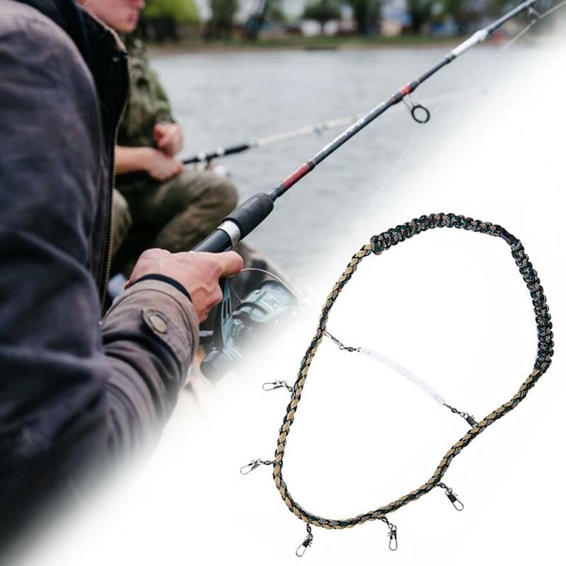 Безопасный для кожи держатель лески легкий Высокая стабильность универсальное ожерелье для ловли нахлыстом рыболовный трос Инструменты держатель