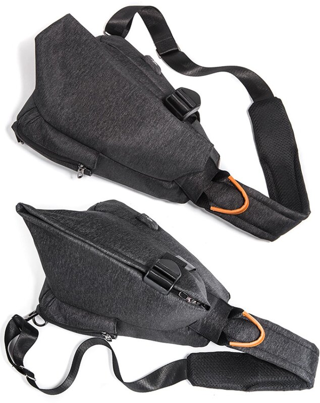 Повседневные мужские сумки через плечо, трендовая Спортивная нагрудная сумка для студентов, многофункциональная сумка через плечо