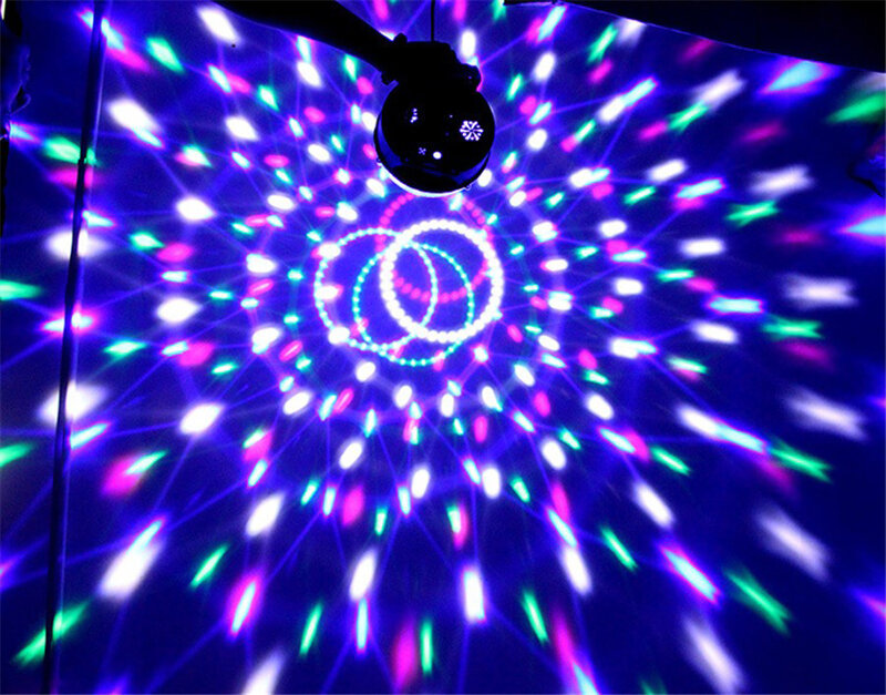 MP3 + Bluetooth Crystal Magic Ball Light LED Stage Lights DJ Disco Party Club per Club Birthday Karaoke disco Party Bar KTV