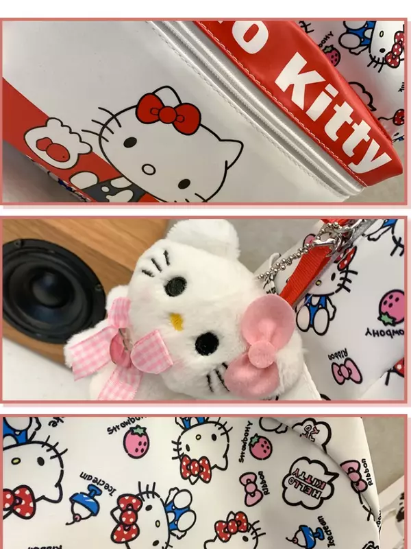 2024 New Hello Kitty Backpack for Women Cute Fashion Large Capacity Backpack Elementary School Junior High School School Bag