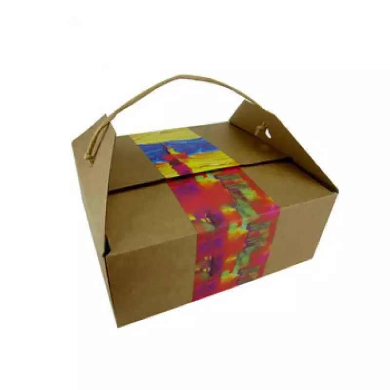 Produk kustom desain kertas sekali pakai kotak makan siang malaysia kotak roti dan kemasan kotak kue