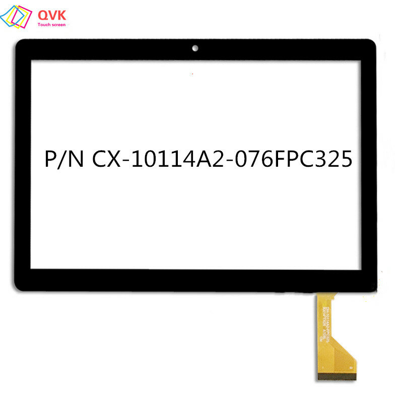 Tablet layar sentuh kapasitif P/N CX-10114A2-076FPC325 10.1 inci kompatibel dengan Sensor Digitizer layar sentuh CX-10114A2-076FPC