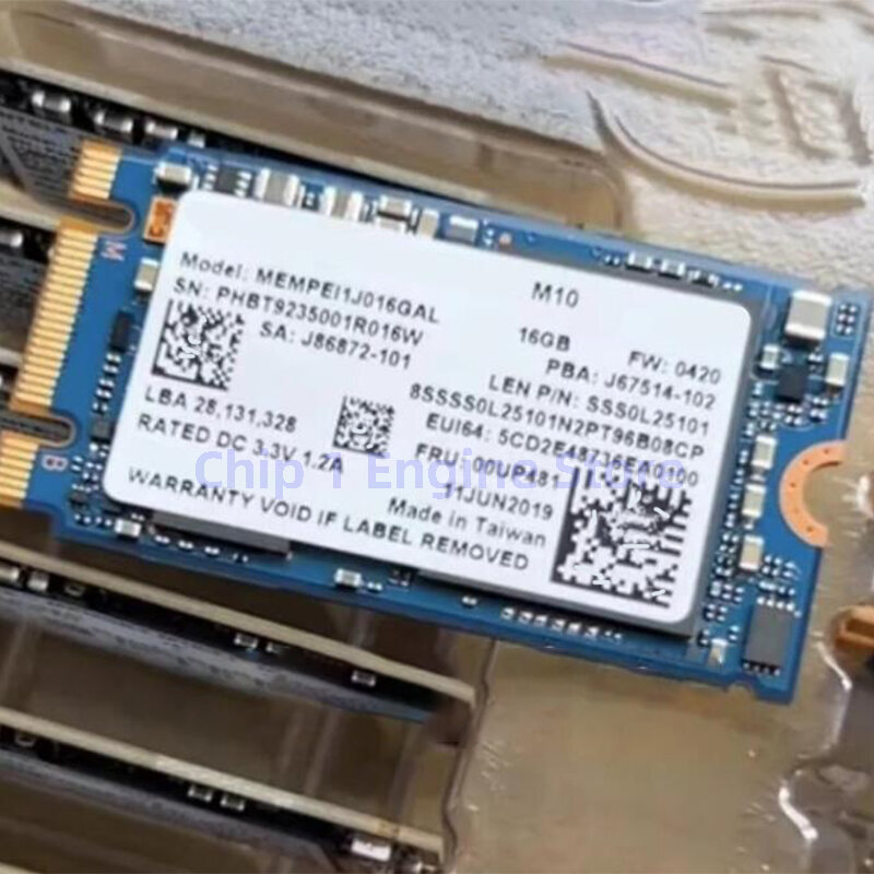 Внутренний твердотельный накопитель для Intel, Aoteng M10 2242 16G PCIE NVME 3.0X2 M.2 SSD, Кэш-память для ускорения