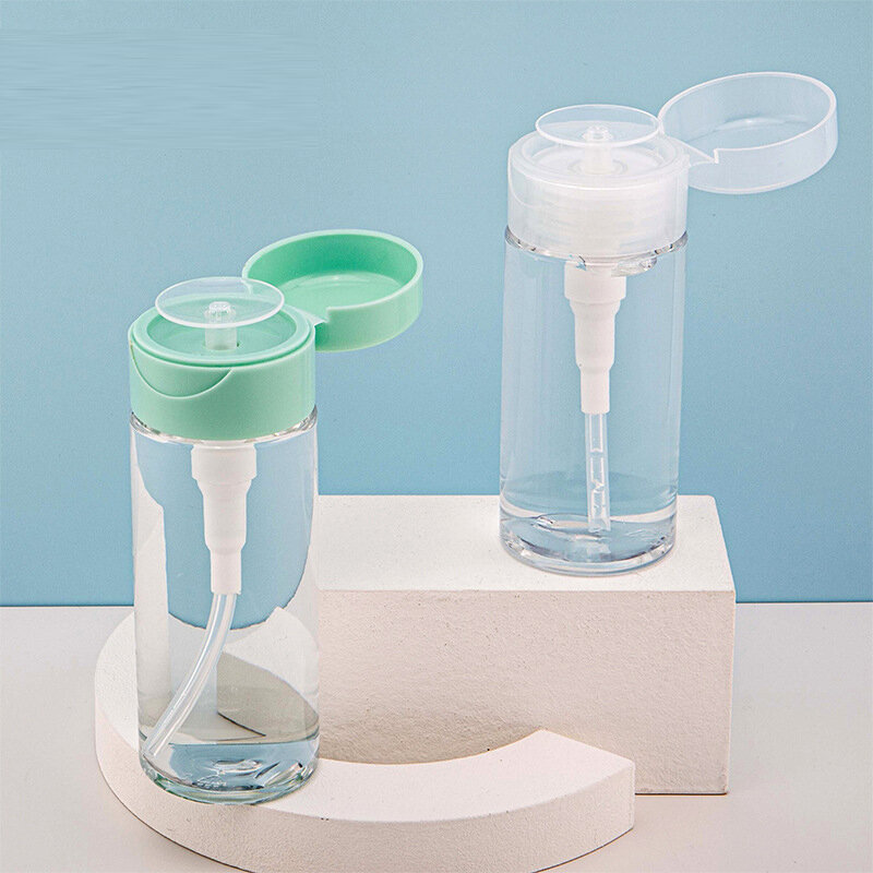 100Ml/120Ml/300Ml Pers-Type Transparante Make-Up Verwijderaar Waterfles Reizen Draagbare Navulbare Nagellak Verwijderen Fles