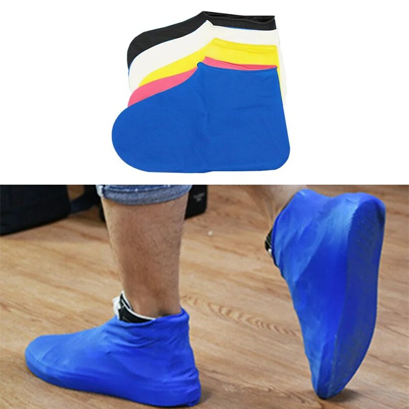 Couvre-chaussures en latex imperméable, anti-poussière, anti-pluie, anti-sable, accessoires de randonnée en plein air