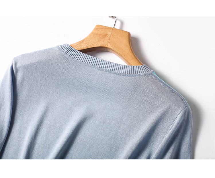 Hoge Kwaliteit 2024 Mode Dames Lente Zomer Ijs Verfrissende Gebreide Korte Mouw T-Shirt Bedrukt Paneel Losse Pullover