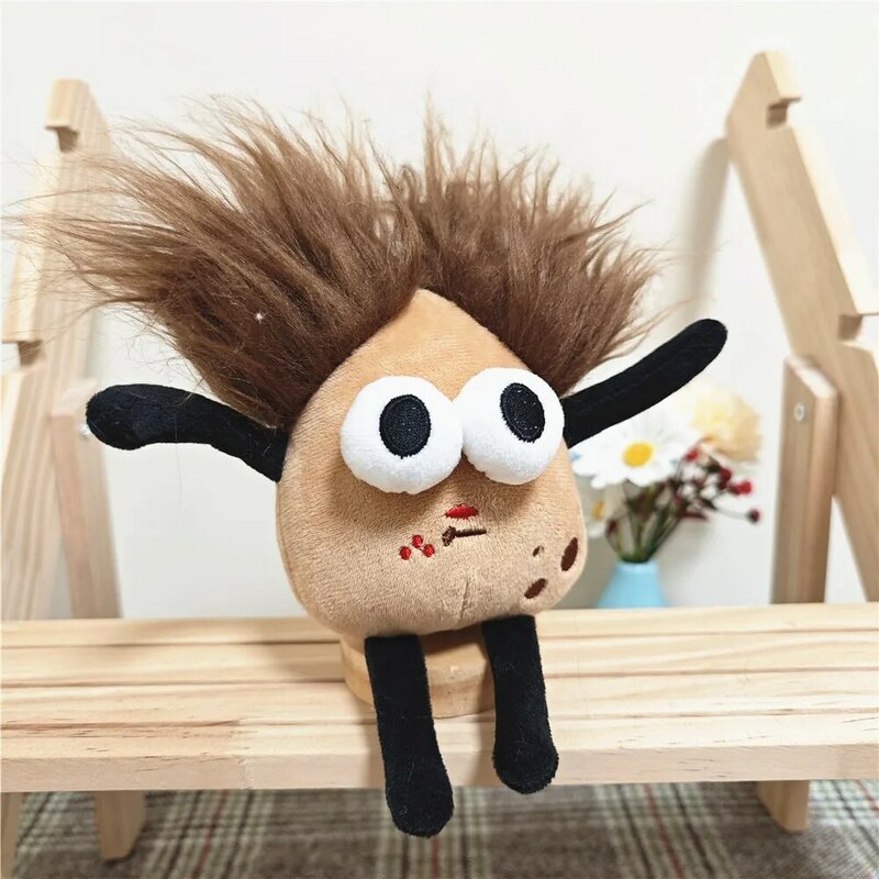 12cm Cartoon Creative Ugly Cute Potato Plush Keychain Pendant Doll Kawaii Funny Soft Stuffed Plush Toys Kids Backpack Charm Gift